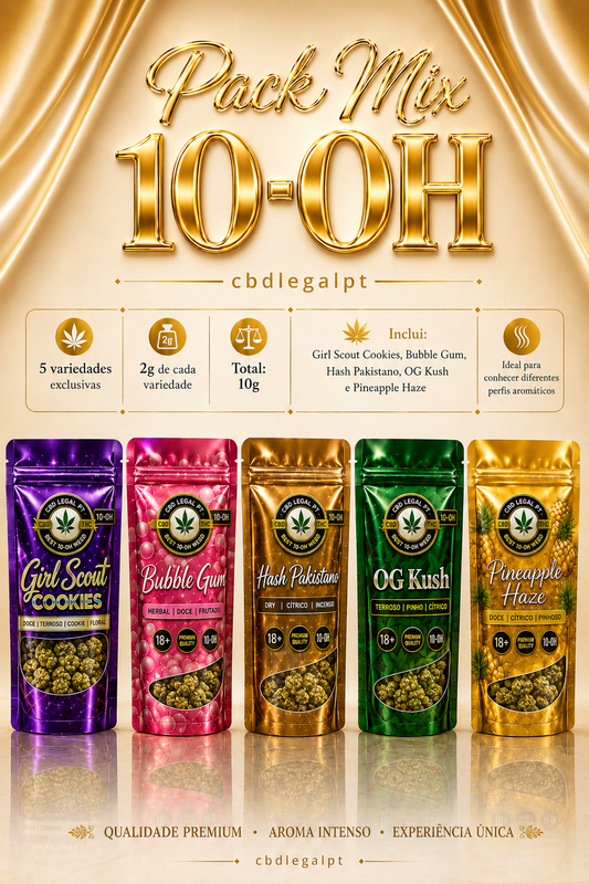 Pack 10 - 0H Mix - CBD Portugal - CBDLegalPT