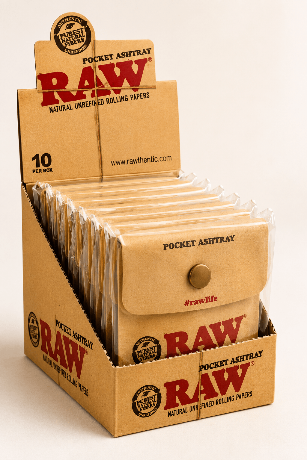 Cinzeiro Portátil RAW Pocket Ashtray - CBD Portugal - CBDLegalPT