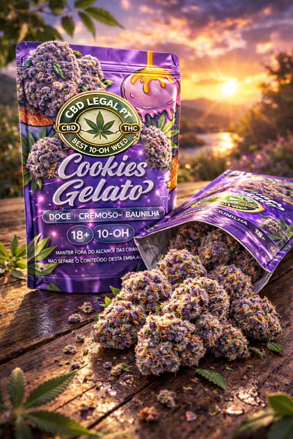 Cookies Gelato 10 - 0H - CBD Portugal - CBDLegalPT