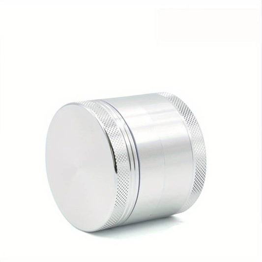 Grinder de Metal Prateado - CBD Portugal - CBDLegalPT