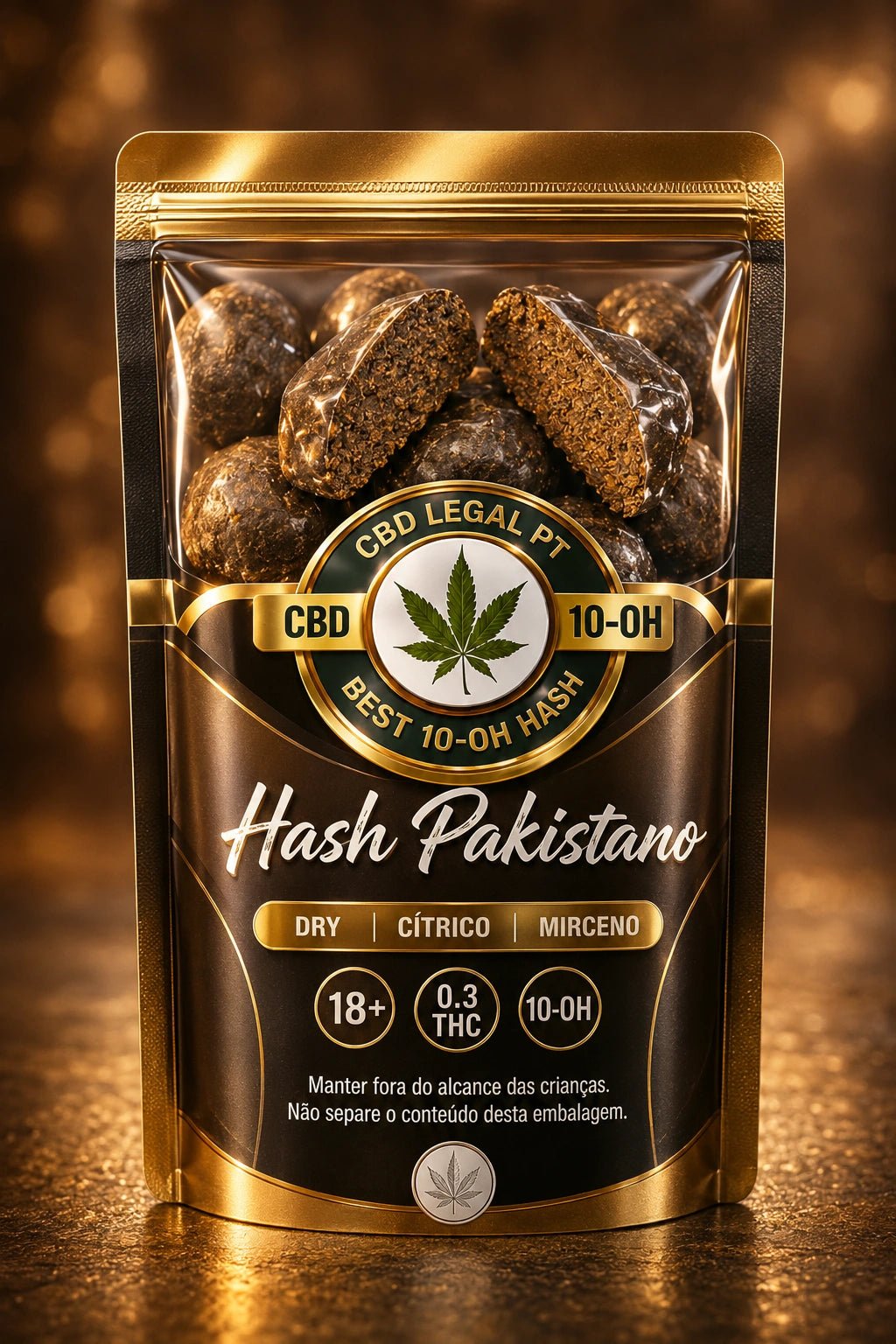 Hash Pakistano 10-0H - CBD Portugal - CBDLegalPT