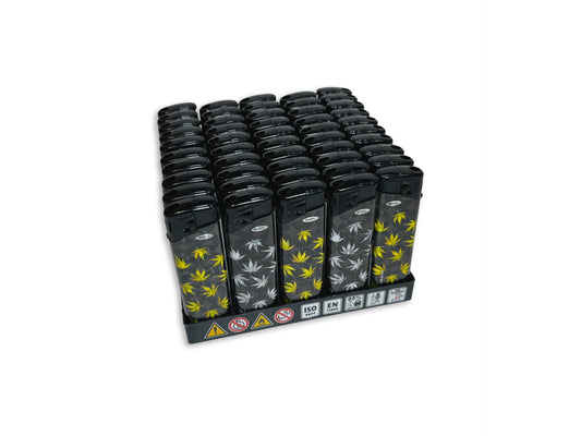 Isqueiro Eletrônico - Black Weed - CBD Portugal - CBDLegalPT