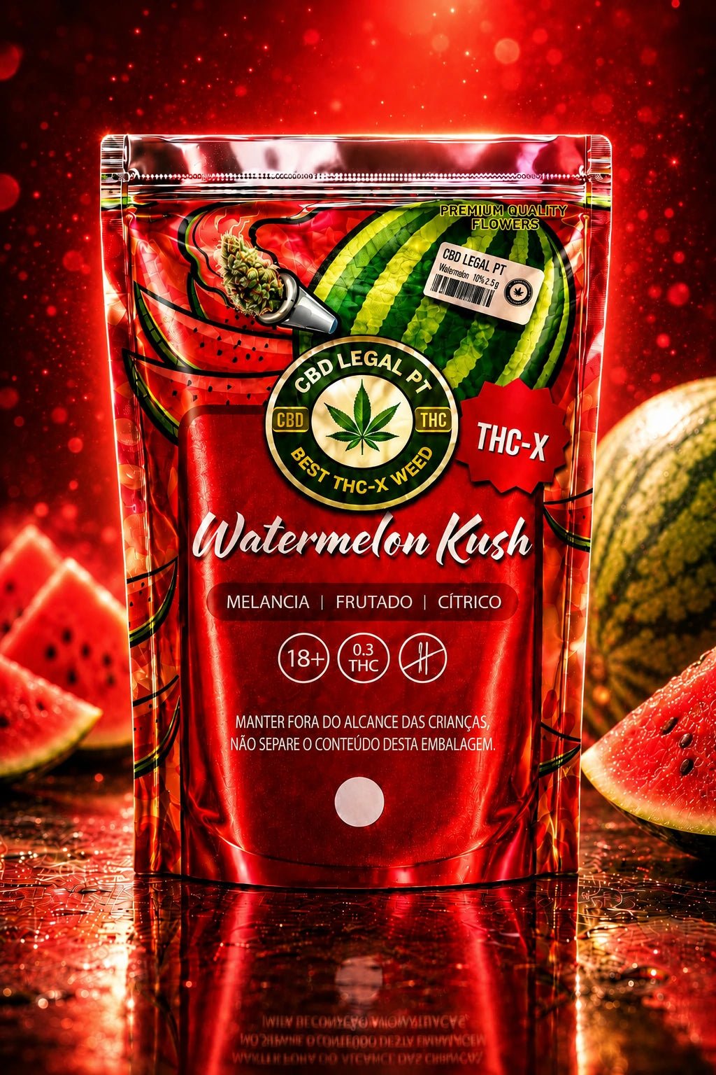 Watermelon Kush THC-X - CBD Portugal - CBDLegalPT